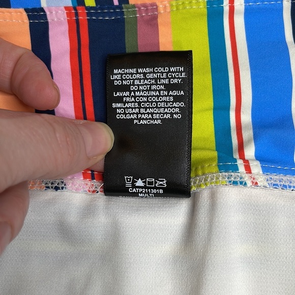 Catalina Swimwear High Waist Striped Bikini Bottom Size 1X - Picture 4 of 4